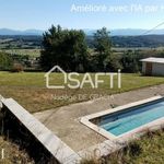 Maison plain pieds T3 avec piscine vue Pyrénées