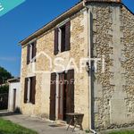 Maison en pierre, 3 chambres au centre du Bourg de Landiras