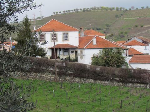 Kleines Weingut im Herzen der Douro-Weinregion, mit traditioneller portugiesischer Architektur des neunzehnten Jahrhunderts, mit einem sehr angenehmen Blick über den Weinberg und das Dorf. Anwesen in gutem Zustand und typisch für die Region, bestehen...