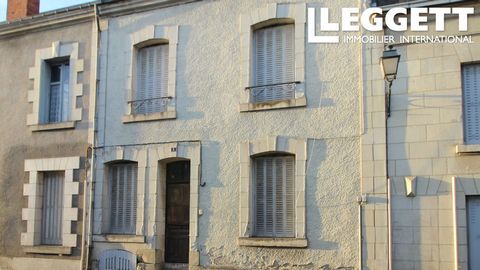 A08807 - This great little house is a gem in the centre of the village of Écueillé. Everything is on your doorstep, the supermarket is just around the corner, bars, restaurants and many other shops are also within a very short walk. Information about...