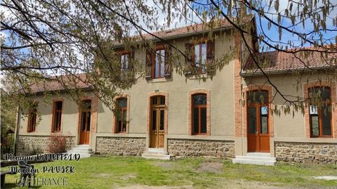 Dpt Puy de Dôme (63), Augerolles à vendre maison P10 - garage équipé- Terrain de 2830 m²