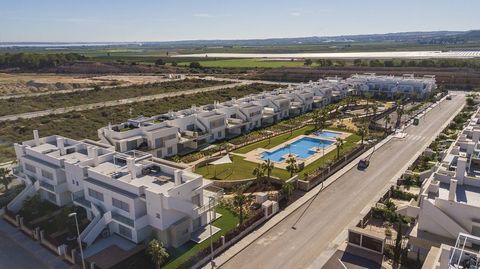 Residential Capri is now in its eight phase and offers modern style apartments with 2 or 3 bedrooms, options of garden, balcony, or roof terrace, all located around a communal pool and gardens and with Vistabella Golf course a short distance away.