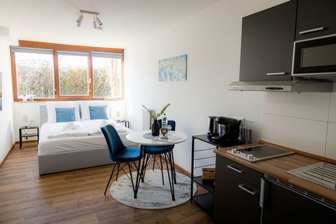Welcome to your short-term home from COME4STAY Your apartment is centrally located in Passau, within walking distance of the city center and the train station. The numerous charming stores with handmade specialties, branches of popular and exclusive ...