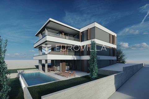 Pag, Novalja, NOVOGRADNJA, two luxurious urban villas built and designed according to the highest standards as part of the closed ORANGE RESORT. Top location, beautiful open view towards the sea. Moving in summer 2024. Apartment S3 Z2 - four-room pen...