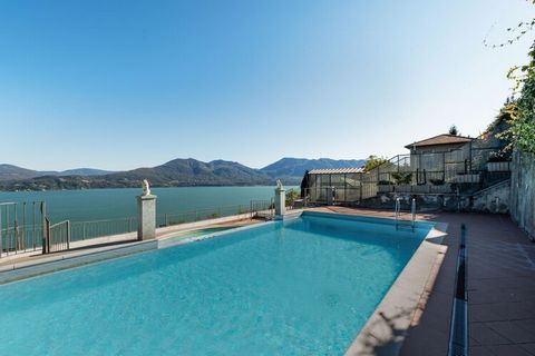 Located in Oggebbio, this luxurious apartment, near a lake, features 3 bedrooms for 8 people. Suitable for a small group, guests can relax in the shared swimming pool and enjoy a serene view of the lake at this pet-friendly property. The town centre ...