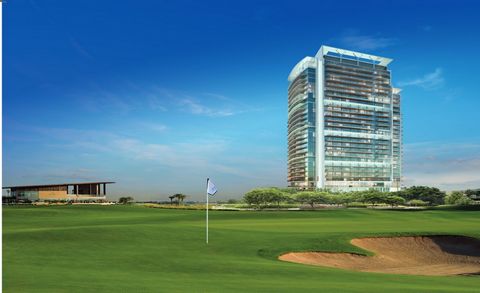 A propriedade está localizada em DAMAC Hills, uma conhecida comunidade autossuficiente na área de Dubailand, ao lado do Trump International Golf Club, em Dubai. Villas, casas, apartamentos e residências de marca em colaboração com nomes conhecidos tê...