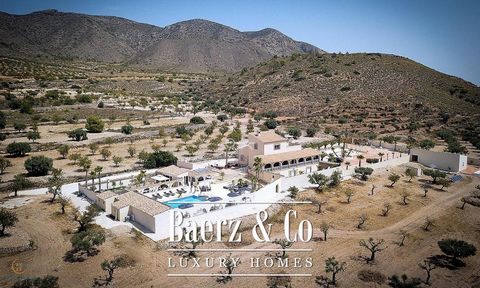 This unique property is located in breathtaking surroundings in the middle of unspoiled nature, but only 45 minutes from the coast of Alicante and its sandy beaches. A region well known for its grape and wine production and its almond, olive and oran...
