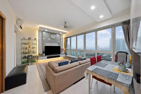CEA Registration: L3010858B / R011561H Preview in the virtual tour: https://my.matterport.com/show/?m=NXkbYcnvswN Bask in breathtaking pool views from the comfort of your high-floor haven at Goldenhill Park Condo! This unit is beautifully renovated w...