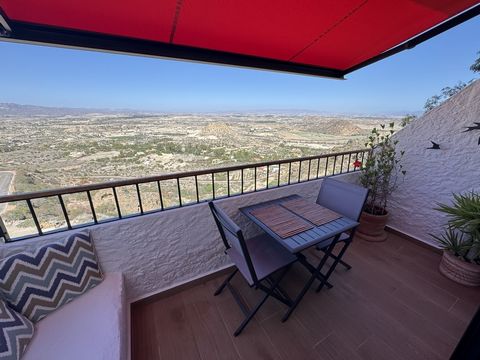 This beautifully renovated 1 bedroom, 1 shower room penthouse is situated in the picturesque village of Mojácar Pueblo, offering the perfect blend of traditional charm and modern luxury. Perched atop this historic whitewashed village, the property bo...