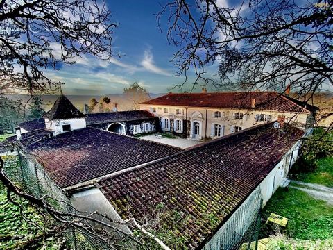 En Lot et Garonne, Hermosa propiedad de finales del siglo XVIII, en su encanto original, en medio de un parque ajardinado de 6 ha de prado y bosques, rodeado de cedros centenarios. Venga a descubrir el interior de esta mansión con sus amplias y lumin...