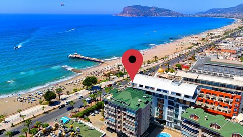 This is spacious penthouse has stunning view and in a total of 300 meters Located just in the center of Oba, Alanya close to all the restaurants and supermarket