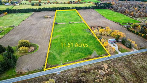 Location is a key!! Wonderful Flat Land with 400 frontage, Great Opportunity to own 11.51 Acre of vacant land close to the city. Future expansion and growth plan. Great for Buyer to Build Dream Custom Home. Prime investment property for investors and...