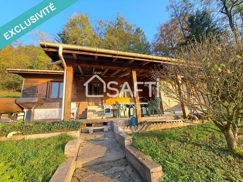 A DECOUVRIR ! Située sur la commune de Sauvigny, cette maison de campagne de 47m2 type chalet rénovée en 2012 bénéficie d'un cadre paisible et verdoyant avec une vue imprenable sur la vallée de la Meuse, idéal pour les amoureux de la nature pour se r...