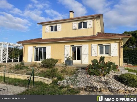 Fiche N°Id-LGB169134 : Cheyssieu, secteur 15mn vienne, Maison d'environ 130 m2 comprenant 6 piece(s) dont 3 chambre(s) + Terrain de 1336 m2 - Vue : Jardin - Construction 1984 Traditionnelle - Equipements annexes : jardin - terrasse - loggia - garage ...