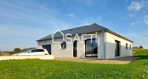 RARE ON SALE!! Come and discover this RT 2020 house located in a quiet and family development close to shops, primary/nursery school and 7 minutes by car from the center of Avranches in the town of PONTS. It offers single-storey living meeting access...