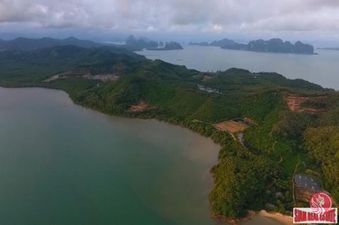 A remarkable land plot is available for sale in the Phang Nga Bay area of Southern Thailand. Phang Nga is the new up-and-coming destination and this is a rare opportunity to invest this property of this nature. The land plot is 1065-2-27 Rai, or a la...