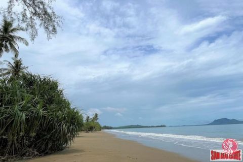 Five rai of beachfront land for sale on a private Krabi beach. One of the last unspoiled long beaches in the Krabi province and spectacular views of many offshore islands. Boat trips to the neighboring islands are easily arranged from Had Yao, and th...