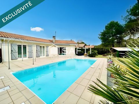 Maison 4 chambres, belle parcelle avec piscine et vue forêt