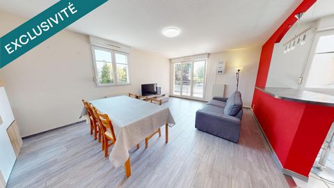 À vendre Appartement 4 pièces de 82 m² avec balcon et garage à Village-Neuf proche de Huningue
