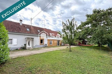 A Hilsenheim, Maison 4 chambres sur 5 ares de terrain clos et arboré.
