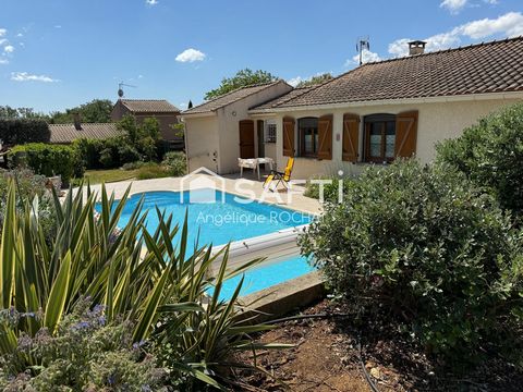 Nouveauté sur Magalas Maison de plain pied 4 chambres grande piscine sur 1100m2 un coin de paradis