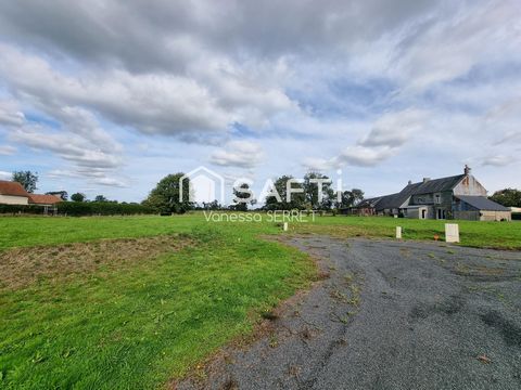 Terrain constructible viabilisé – 1160 m² – Cahagnes (14240)