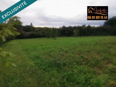 Terrain constructible et viabilisé situé dans un village au cœur du Gers