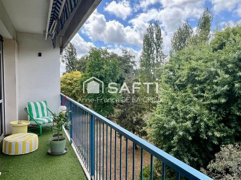 Appartement 4 pièces, 1 balcon et 1 place de parking