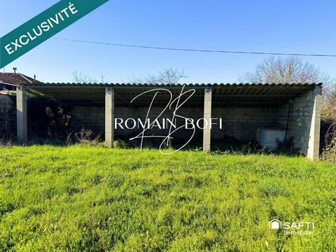 Local ouvert 60m2 sur 300m2 de terrain