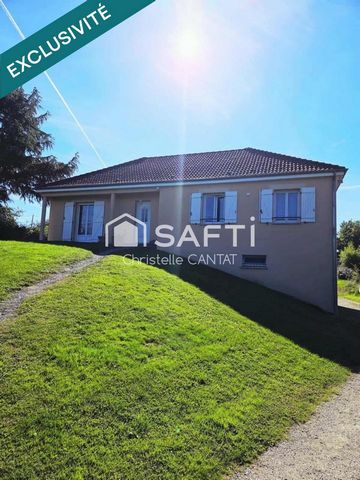 Maison 95 m² 3 chambres, garage, terrain.