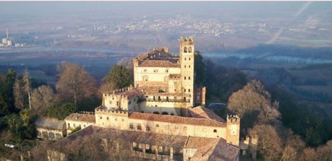 Price upon request Medieval Castle situated in the Monferrato hills, in the north-west of Italy, approximately an hour away from Milano, Genova and Torino. Camino Castle, surrounded by ancient woods full of interesting birdlife, overlooks the Monferr...