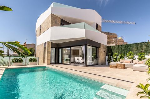 A brand new residential complex located on the Orihuela Costa with only ONE villa remaining! Price 469.000€ with completion due April 2023. The complex is made up of just 10 stunning villas. There are 3 bedrooms (2 en-suite) 3 bathrooms, living room,...