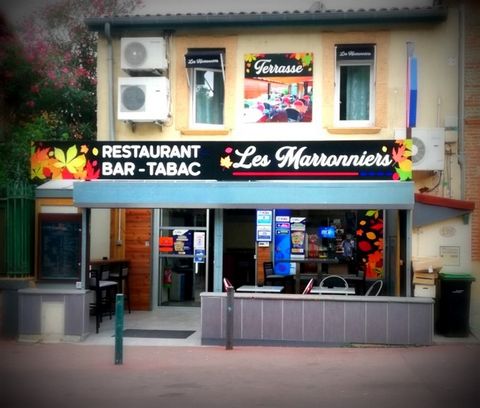 Dpt Haute Garonne (31), à vendre Toulouse Bar -Tabac - Loto - Restaurant - licence IV- EBE 136 000 euros- logement de fonction T4 réhabilité