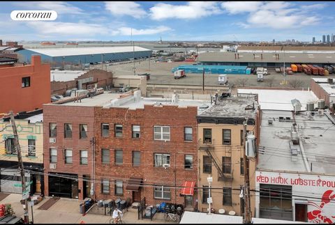 Great opportunity in ever expanding Red Hook. Whether you're looking at it from an investment point or occupy with rental income. This is it, Located on Van Brunt St in Red Hook, nearby from countless bars and restaurants, shops, Fairway and Ikea. Re...