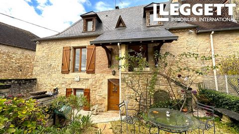A25734JT24 - Charming stone house situated close to Cherveix Cubas, where you will find amenities nearby. Hautefort and its beautiful chateau only 5km away, Excideuil 9km. The house was fully renovated a few years ago, the roof is slate tiling in exc...