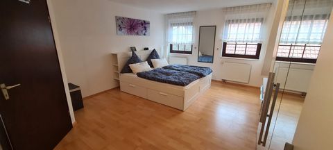 This beautiful and spacious apartment is located in the east of Weiterstadt (core city). It has just been renovated and energetically redeveloped. The apartment is flooded with light and modern furnished. The large living room has studio character an...