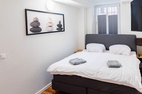 Welcome to our modern apartment at Rostock Central Station! This accommodation offers space for 4 people and has newly furnished rooms with two comfortable king size beds , a small kitchen , a modern bathroom as well as Wi-Fi and TV. Enjoy the comfor...
