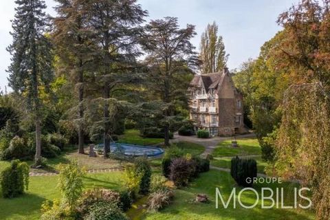 45 minutes from Paris, on the banks of the Oise, close to Isle Adam and totally surrounded by nature, this early 20th century property is set in a splendid 1.4Ha landscaped garden with trees and swimming pool. The main house in millstone, with 230 m2...
