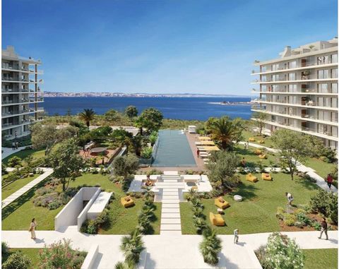 3-bedroom flat in Seixal (Lisbon area) located in the new and exclusive RIVA, a development on the riverfront, with views over Lisbon, in a condominium with outdoor swimming pools, gardens, sun decks, pit fire, cinema room, co-working space, lounge, ...