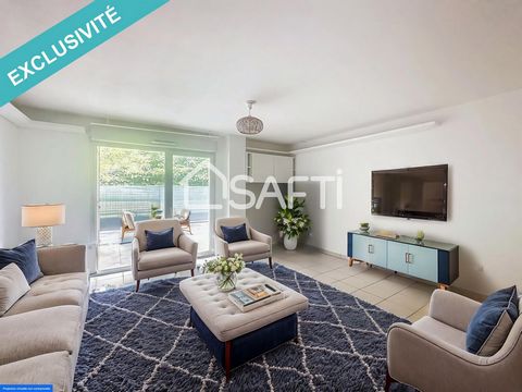 TOULOUSE - Lalande , 31200, situé au coeur d'une résidence calme, sécurisée et bien entretenue, cet appartement T3 de 57m2 en rez-de-jardin bénéficie d'une confortable terrasse de 40m2 sans vis à vis. Il se compose d'une belle pièce de vie avec cuisi...