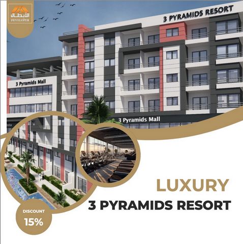 3 Pyramids Resort, 1 chambre 60m2 avec vue panoramique Le complexe 3 pyramides à al Ahyaa, Vous offrir de nombreux luxes pour vivre et profiter de vos vacances. ️ Achetez directement auprès de nous, la société propriétaire Abtal et profitez des avant...