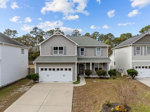 8517 Bison Courtt is a beautiful home in the heart of Vineyard Plantation! This 4-bedroom, 2.5-bathroom property is packed with fantastic features, from the stylish LVP flooring throughout to the sleek granite countertops in the kitchen. High ceiling...