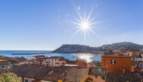 Located on the second floor of a charming building in the heart of the renowned seaside resort of Porto Ercole and a stone's throw from the picturesque Piazza Indipendenza, this apartment offers a spectacular panoramic view of the port and the Borgo ...