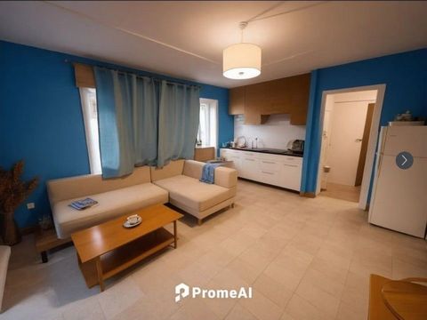 Piso en venta en calle Maria Pujolar que dispone de recibidor salón comedor cocina en un espacio abierto con salida a una terraza, un dormitorio doble, un baño completo con ducha. Fotos realizadas con inteligencia artificial, fotos no contractuales F...