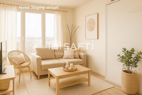 Studio lumineux avec balcon et cave – Quartier Petite Garenne / Les Vallées