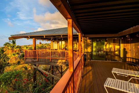 Perched at the top of Maui Meadows is this well-built elegant but simple 3 bed 3 bath island style, pole home. Astounding wrap around lanai for taking in outer island, ocean and mountain views! Just as you enter the gated property, and below the main...