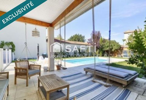 Coup de Coeur : Maison de 175m2 entièrement rénovée en 2010, avec de beaux volumes, 5 chambres, piscine sur un terrain de 693 m2