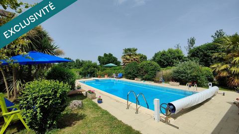 Charentaise de charme avec gîte meublé et piscine, havre de paix à 45 min de Bordeaux