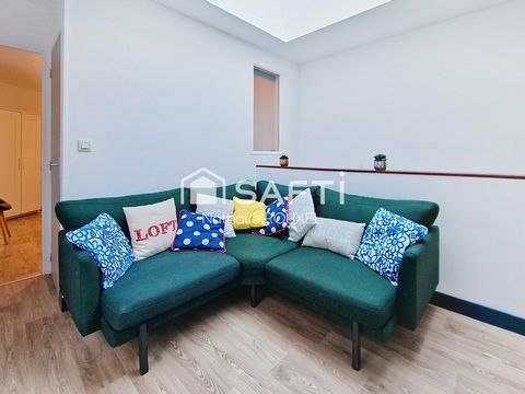 Duplex atypique meublé de 68 m² en centre-ville du Havre