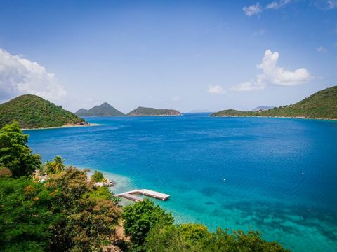 It's rare to find a home in Tortola that provides absolutely breathtaking ocean, island and sunset views with the convenience of being able to walk out for drinks or dinner, or to hop on your boat docked just below. 'Trillium', perched just above Sop...